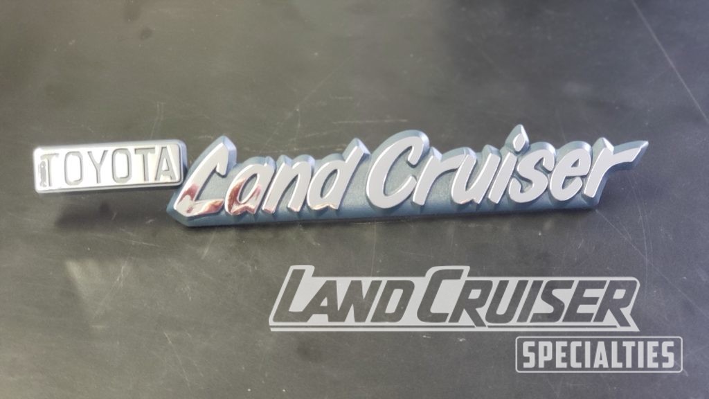 9/73-10/80 40 series apron emblem - Landcruiser Specialties